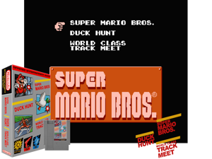Super Mario Bros. + Duck Hunt + World Class Track Meet (U) (PRG0) [!] Cover